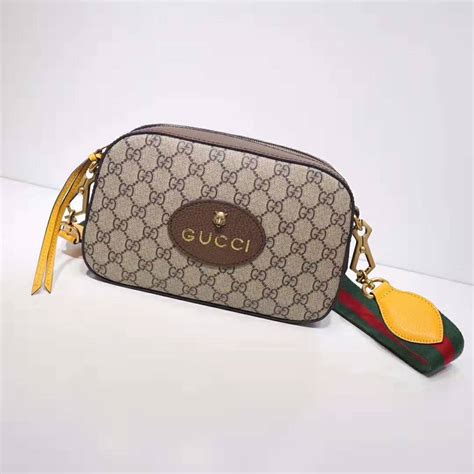 gucci courier messenger gg supreme brown|Gucci Gg Supreme crossbody bag.